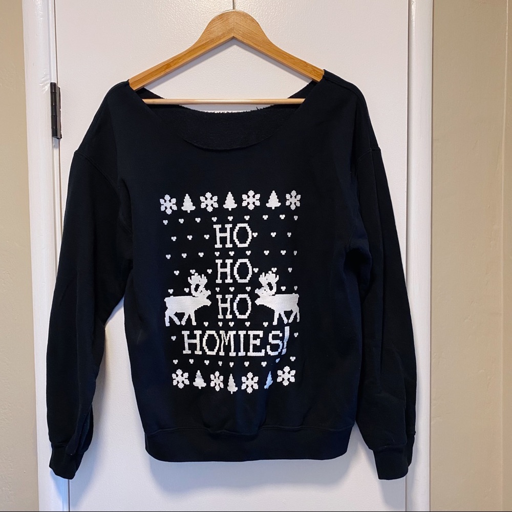 Ho Ho Ho Homies Holiday Ugly Sweater